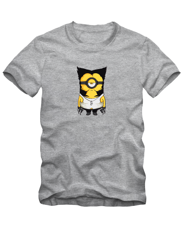 Marškinėliai Minion X-man Wolverine Marškinėliai Minion X-man Wolverine